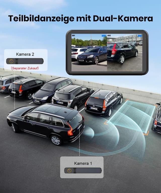 Thumbnail 5 de Foxpark Solar Rückfahrkamera 5 Zoll