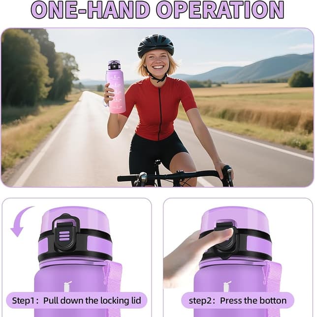 Detalle 1 de HoneyHolly Botella Agua 1,5 L deportiva 🚰