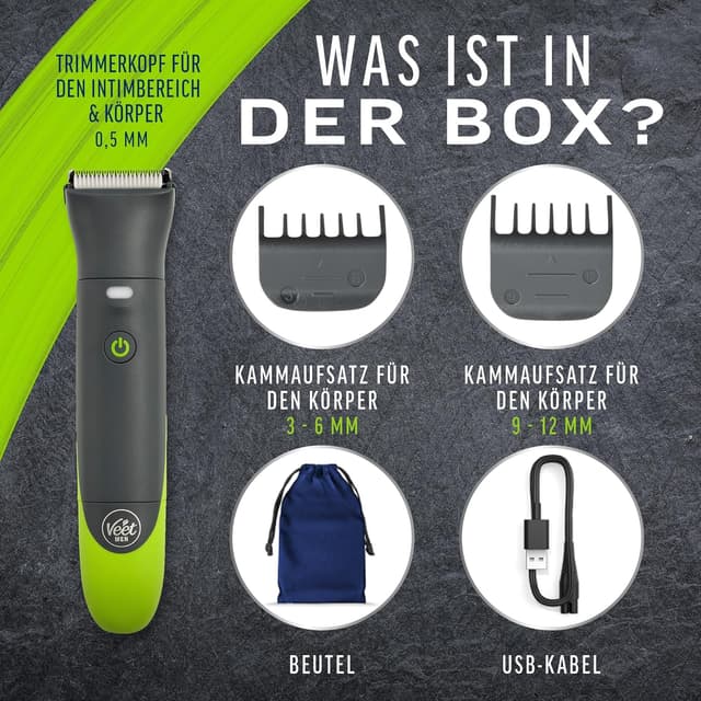 Thumbnail 4 de Veet Men Intimate Trimmer 60 Min Akku