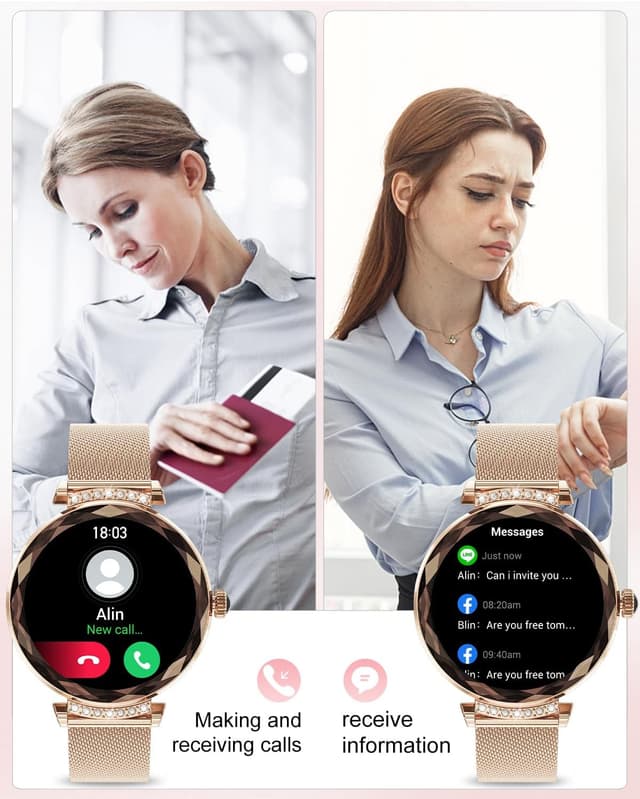 Detalle 2 de Smart Watch 1.19" AMOLED for Women