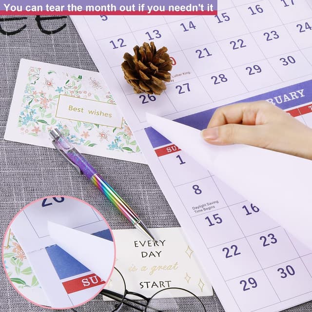 Thumbnail 5 de 2026 3-Month Wall Calendar ⏳