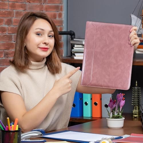 Detalle 2 de Leather 3-Ring Planner Binder đź“’