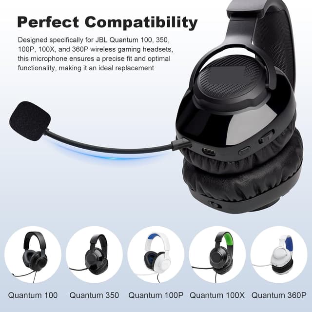 Detalle 2 de Toxaoii Mic for JBL Quantum Headsets 16.5cm