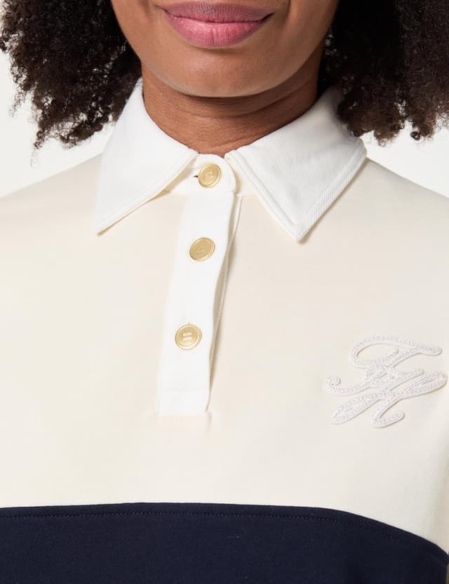 Detalle 2 de Tommy Hilfiger Gold Btn Rugby Fleece