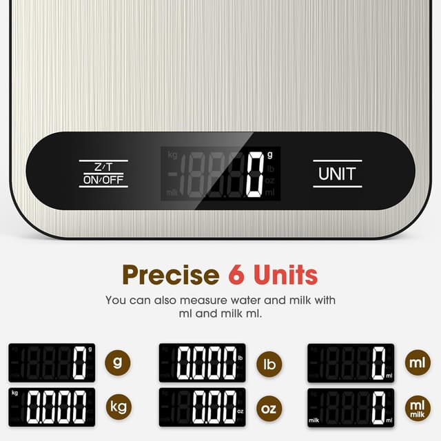 Thumbnail 2 de Mik-Nana Food Scale with LCD Display 22 lb Capacity 📏