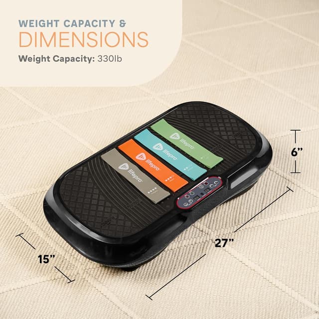 Detalle de Lifepro Waver Vibration Plate Machine for exercise