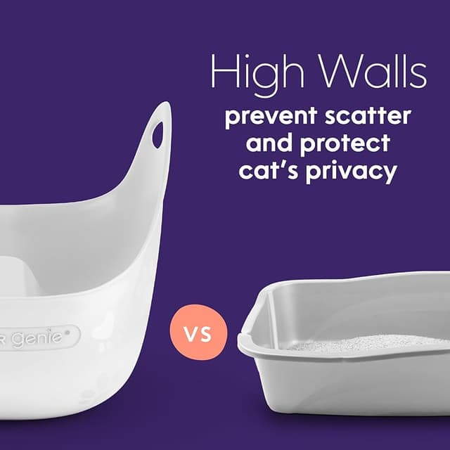 Thumbnail 4 de Litter Genie Caja de Arena para Gatos Blanco Pequeño 🐱