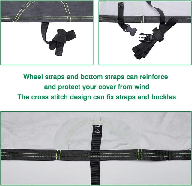 Thumbnail 6 de NEVERLAND Autoabdeckung SUV Vollgarage M (455 x 185 x 170 cm) – wasserdichte PEVA-Pkw-Abdeckplane mit Reißverschluss