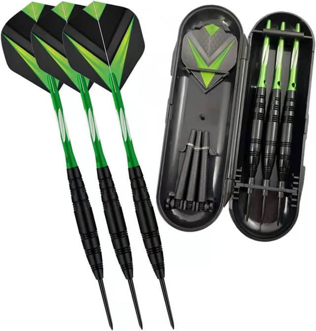 Imagen de Aiqilai Steel Tip Darts Set (3 Pack) with Aluminium Shafts and Darts Case en OfertitasTOP