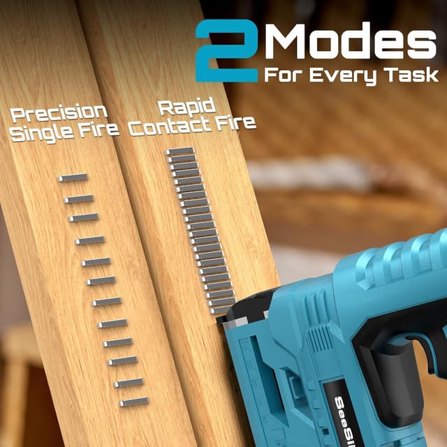 Thumbnail 1 de SEESII J-133 Pistola de clavos 2 en 1 2.0Ah
