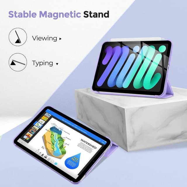 Thumbnail 6 de ProCase Smart Case for iPad Mini 7/6 8.3in Purple