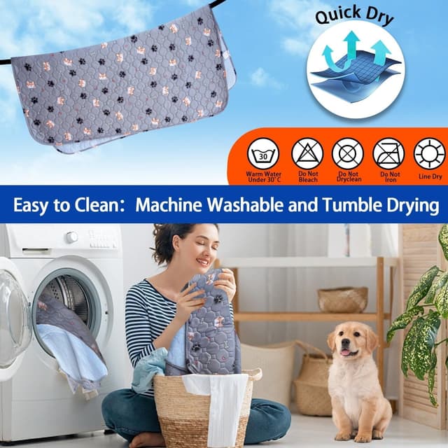 Thumbnail 6 de Washable Pee Pads for Dogs 45x60cm