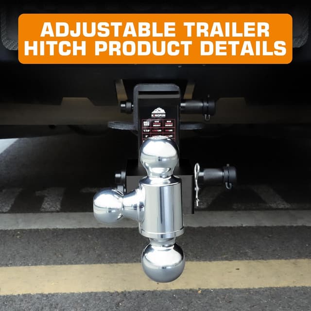 Thumbnail 5 de Kingfun Adjustable Trailer Hitch 12500 lbs ๐