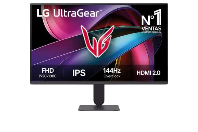 Detalle de LG UltraGear 24G411AX-B 24" FHD 144 Hz IPS para gaming