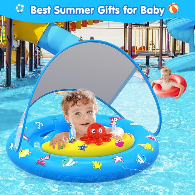 Detalle 1 de Inflatable Baby Pool Float 50+ UPF