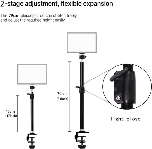 Detalle de HAFOKO 17 bis 31 Zoll Tisch Kamera Halterung