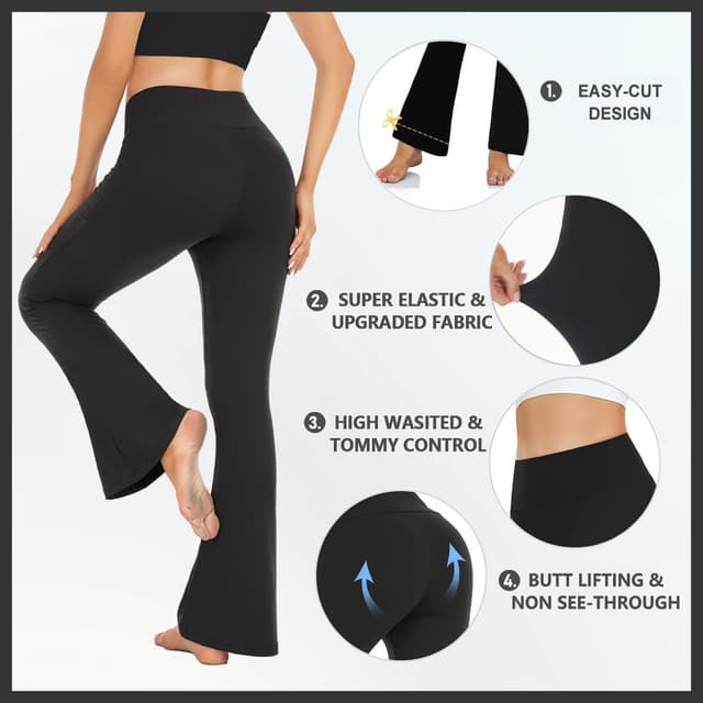 Thumbnail 3 de ACTINPUT Yoga Pants Flared High Waist