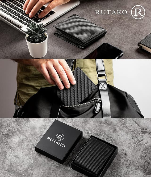 Thumbnail 6 de RUTAKO Leder Geldbörse Herren mit RFID Schutz – 12 Fächer