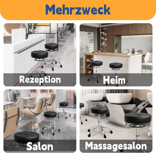 Thumbnail 5 de Rollhocker höhenverstellbar 50–62 cm 💺