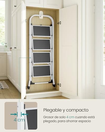 Thumbnail 3 de SONGMICS GSL004WZ01 Escalera de 4 Peldaños