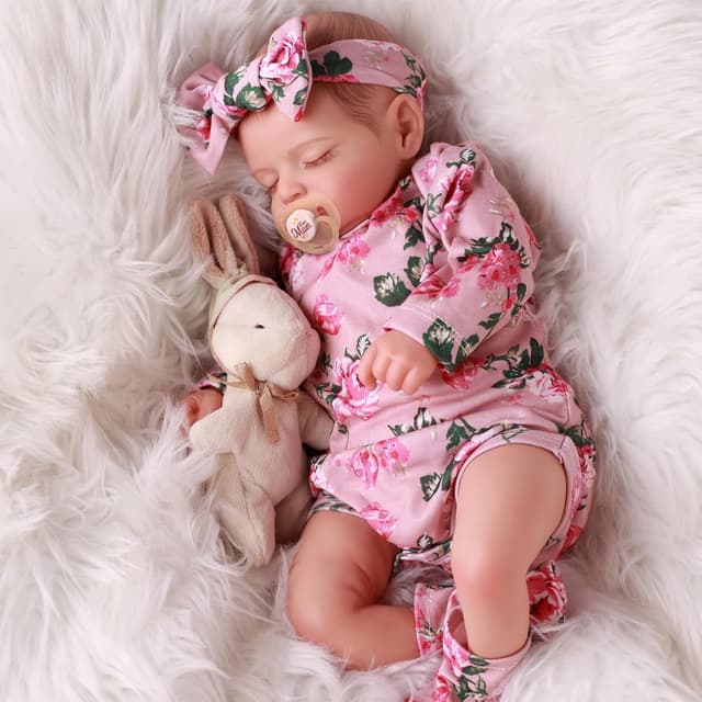 Thumbnail 4 de BABESIDE Lifelike Reborn Baby Doll 20 inch
