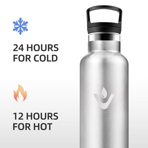 Detalle 1 de Botella térmica 1 L acero inoxidable, aislamiento al vacío 💧