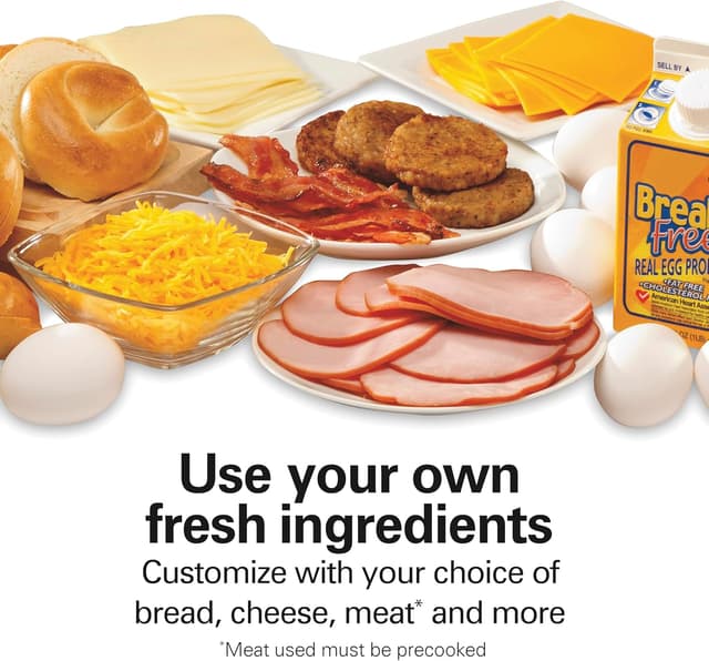 Thumbnail 4 de Hamilton Beach 2-Serving Breakfast Sandwich Maker ⏰