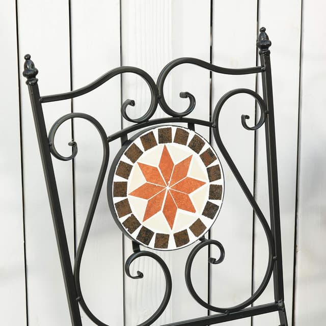 Thumbnail 5 de Outsunny Ensemble Bistro 2 Places 3 pièces