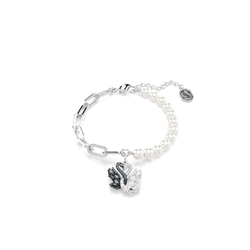 Imagen de Swarovski Pulsera Swan Strand Crystal Pearls, Rodio 1 unidad 💍 en OfertitasTOP