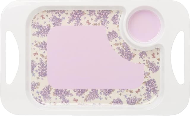Imagen de Rosa Lifestyle Lilac melamine snack tray 33.8cm en OfertitasTOP