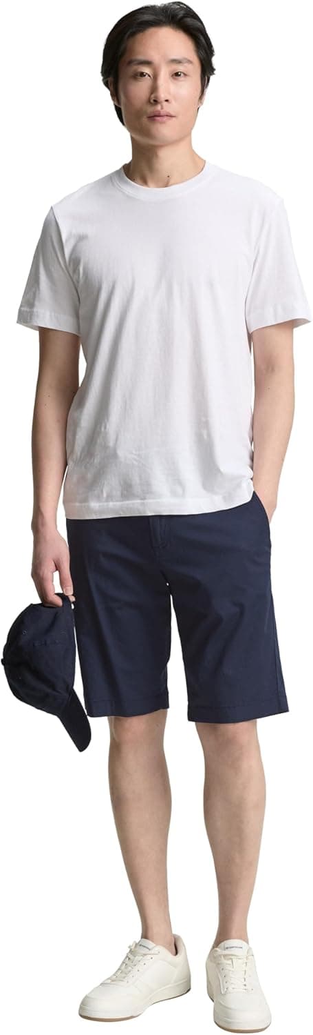 Detalle de TOM TAILOR Bermuda Shorts Uomo in cotone: comfort con coulisse