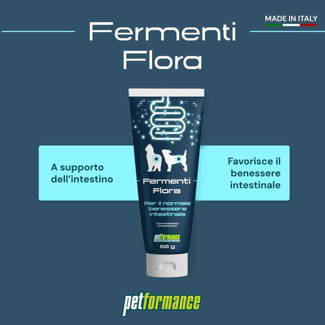 Detalle 2 de PETFORMANCE Fermentiflora in Pasta da 50g: prebiotico e postbiotico per cani e gatti
