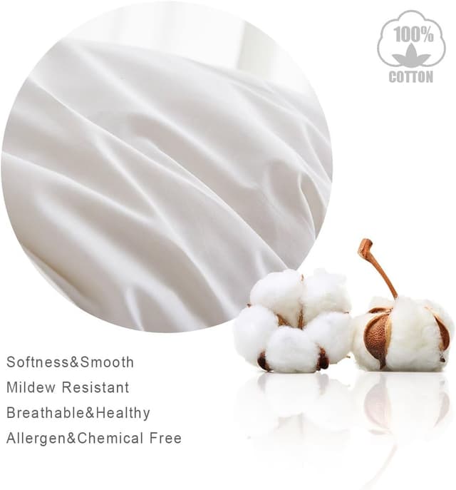 Detalle de HOMEFOUCS down and feather pillows 58 x 74 cm