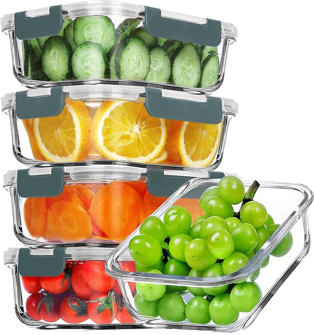 Detalle de VERONES 36 OZ Meal Prep Containers 🍱