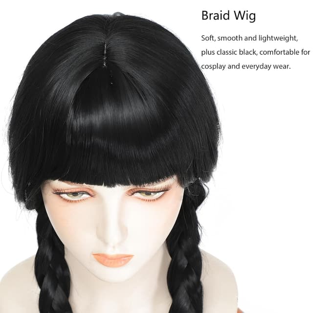 Detalle 1 de 26 Zoll geflochtene Perücke für Halloween