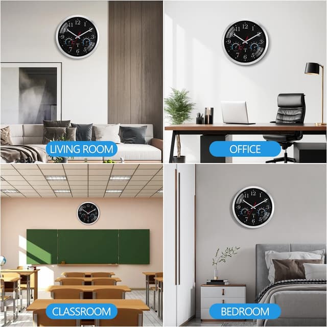 Detalle de Horloge radio-pilotée Ziprote 25 cm