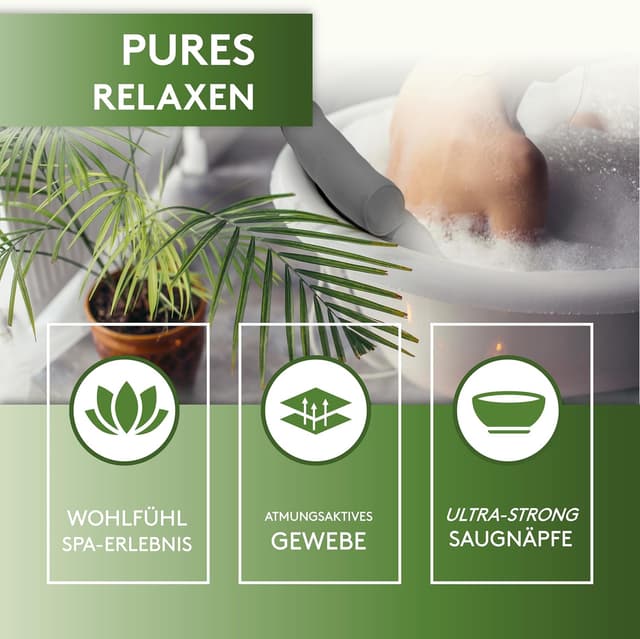 Detalle 1 de SilverRack Badewannenkissen Grau 3D