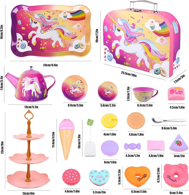 Detalle 1 de ARANEE Teeservice Kinder 41-teiliges Set