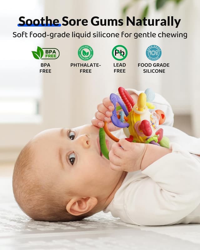 Thumbnail 2 de Montessori Sensory Teething Toy 0-12 months