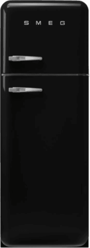 Detalle de Smeg FAB30RBL6 Schwarze Kühlgefrierkombination
