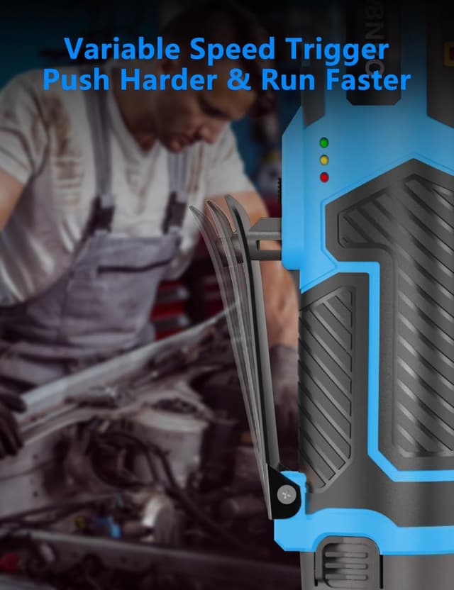 Thumbnail 3 de ABNBO 3/8" Cordless Ratchet Wrench 40 ft‑lbs ⚙