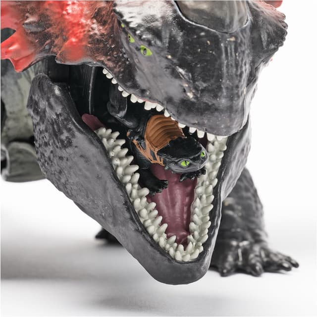 Detalle de Dreamworks Dragons Red Death Chomping Rampage 28-cm