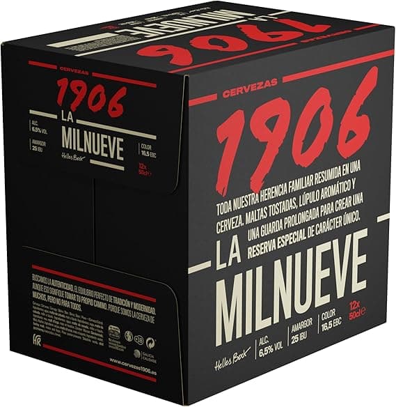 Detalle de 1906 Reserva Especial - Cerveza Lager Extra, Pack de 12 🍺