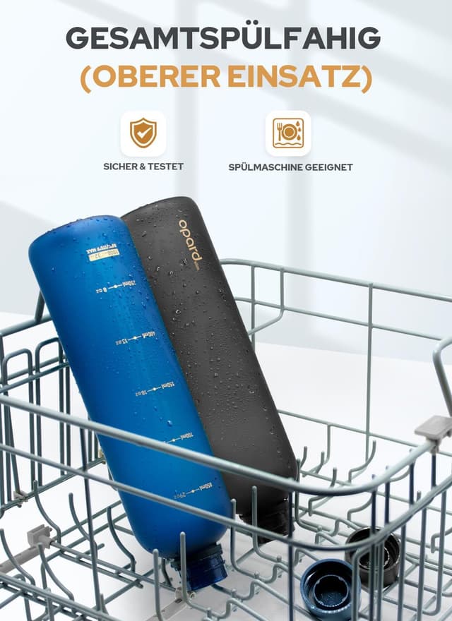 Detalle 2 de Opard Slim Trinkflasche 1 l für Sprudel