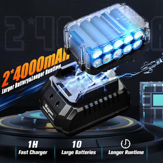 Thumbnail 3 de MAGSEN 1/2-inch Cordless Impact Wrench 900 ft-lbs