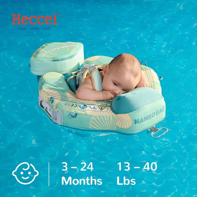 Thumbnail 6 de Bouée bébé HECCEI Premium (mousse non gonflable) pour 3 à 24 mois