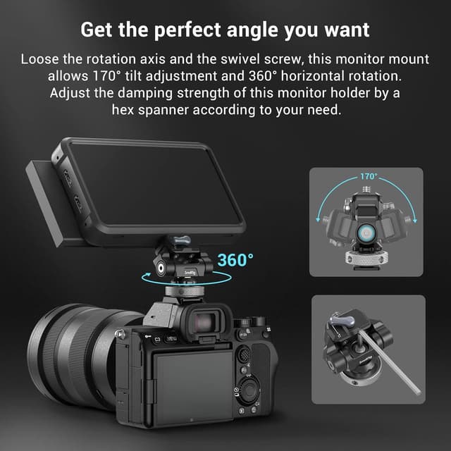 Detalle 2 de SMALLRIG 3514C Monitorhalterung 7"