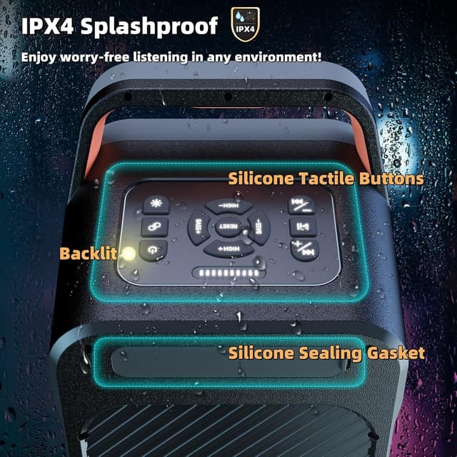 Thumbnail 5 de Foxdawn Portable Bluetooth Speaker 240W 🔊