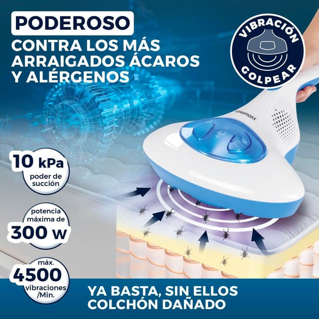 Thumbnail 2 de CLEANmaxx Aspirador de ácaros UV-C con EPA y luz desinfectante