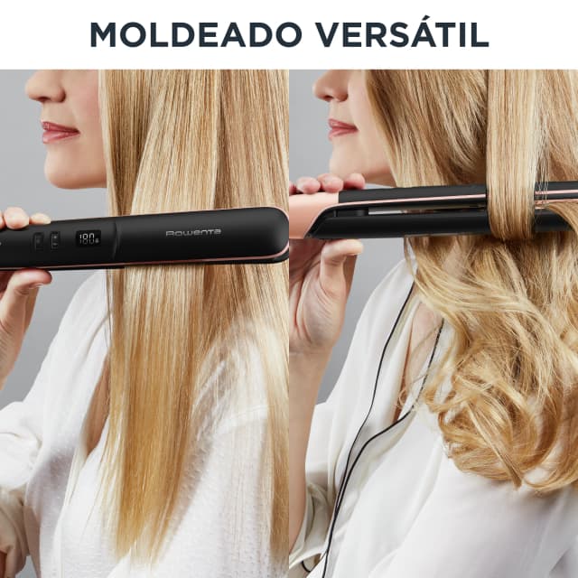 Detalle de Rowenta Express Shine — plancha de pelo 230°C